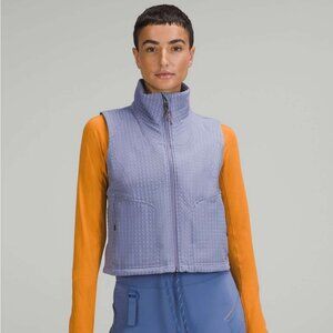 Lululemon Water-Repellent Fleece Hiking Vest Peri Purple